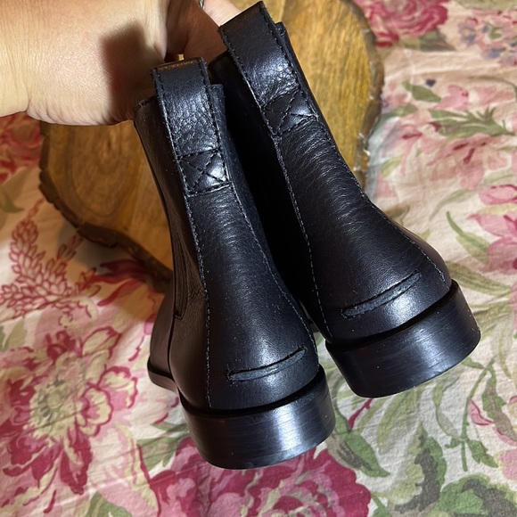 MADEWELL Size 11 Chelsea Boot Black Leather Elastic Side Gusset Pull-On Classic - Picture 9 of 16